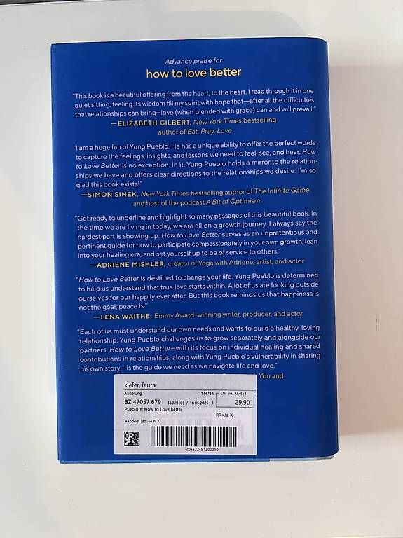 Livres: How to love better – Neuf avec emballage d'origine à Solothurn par laau1997 1