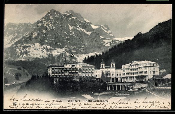 Cartoline postali: AK Engelberg, Hôtel Sonnenberg – Usato da Berlin venduto da bartko-reher