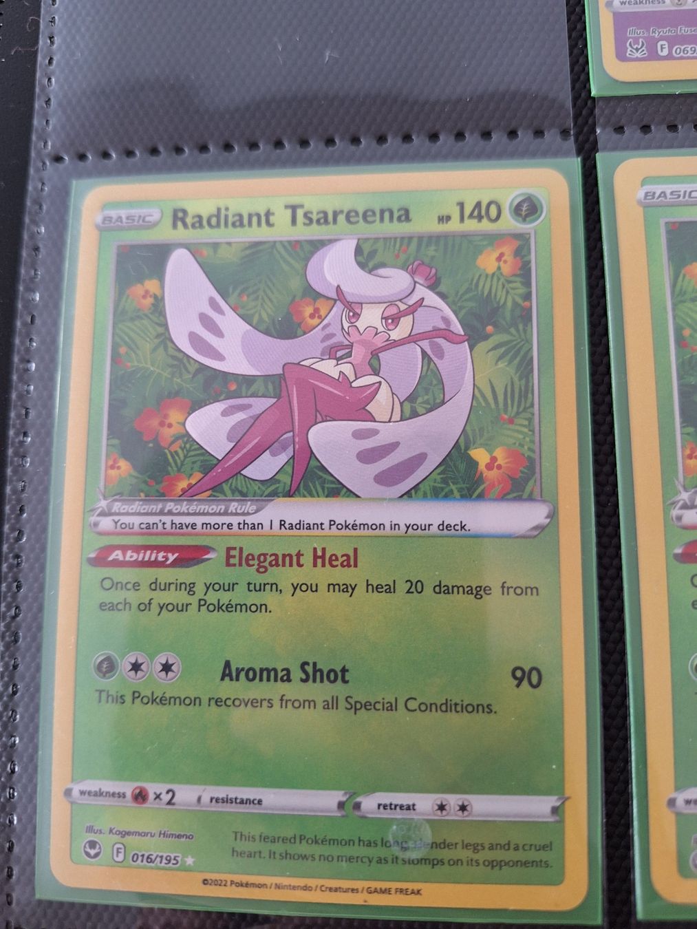 Pokémon Sammelbilder & Trading cards: Radiant Tsareena – Gebraucht aus Altstätten SG von GGsGameshop