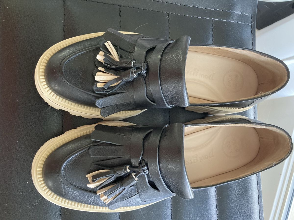 Paul Green Damenschuhe: Paul Green Mocassin schwarz/beige 38,5 – Gebraucht aus Zuchwil von Mauz2 4