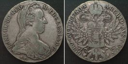 RDR Maria Theresia Taler 1780 Wien (1890-1930) H54 Silber