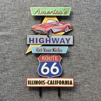Americas Highway Route 66 Schild
