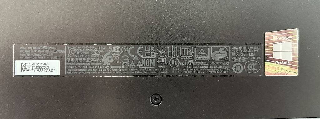 Portables: Laptop 7420 DELL – D'occasion à Reinach BL par kuh_ml2m 1