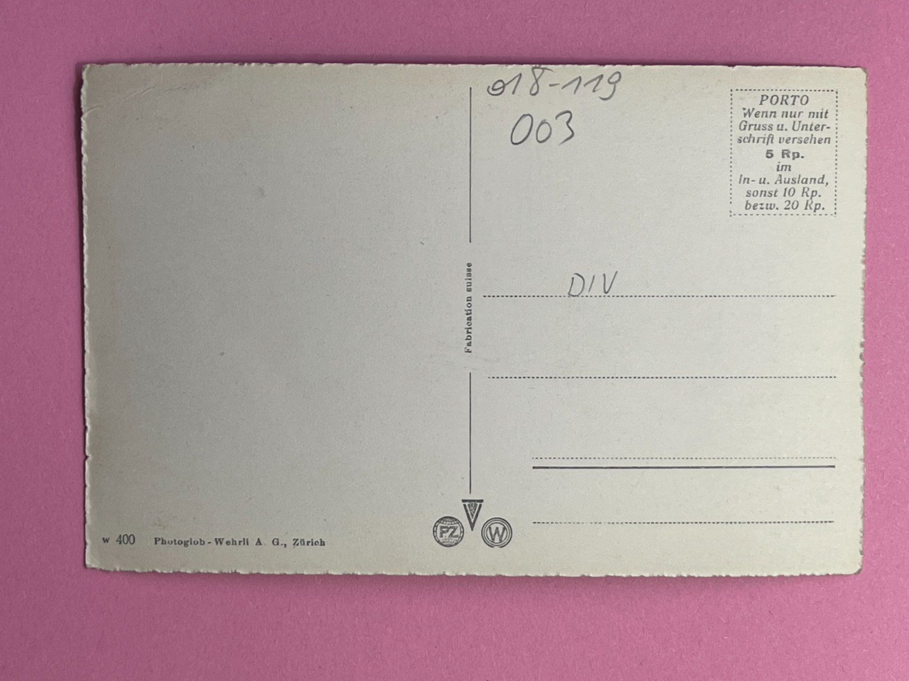Cartoline postali: Steinalp an der Sustenstrasse – Usato da Steg VS venduto da _vinci_ 1