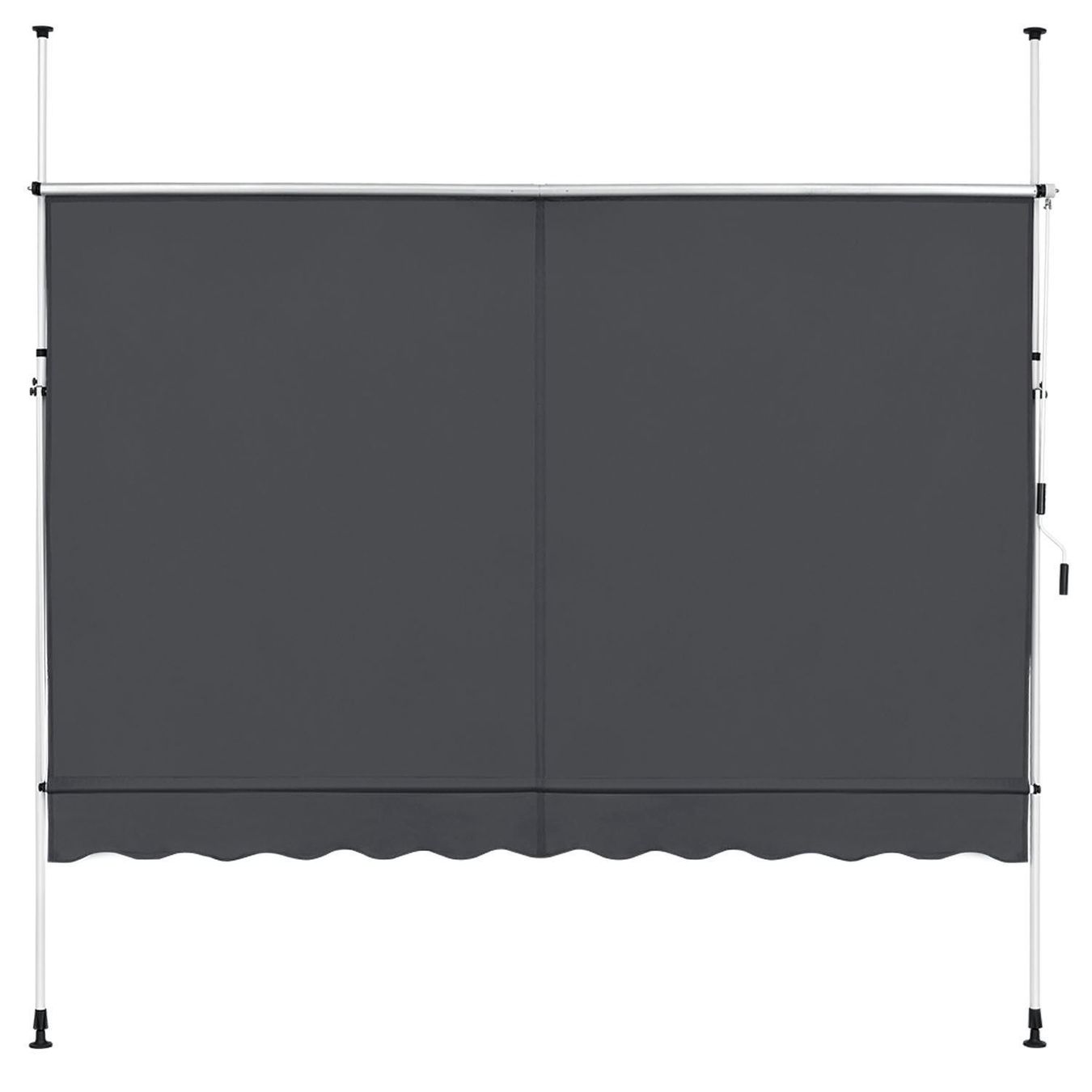 Ombrelloni: Klemmmarkise 250 x 120 cm in grau – Nuovo e nell'imballaggio originale da Kreuzlingen venduto da DealBlitz 9