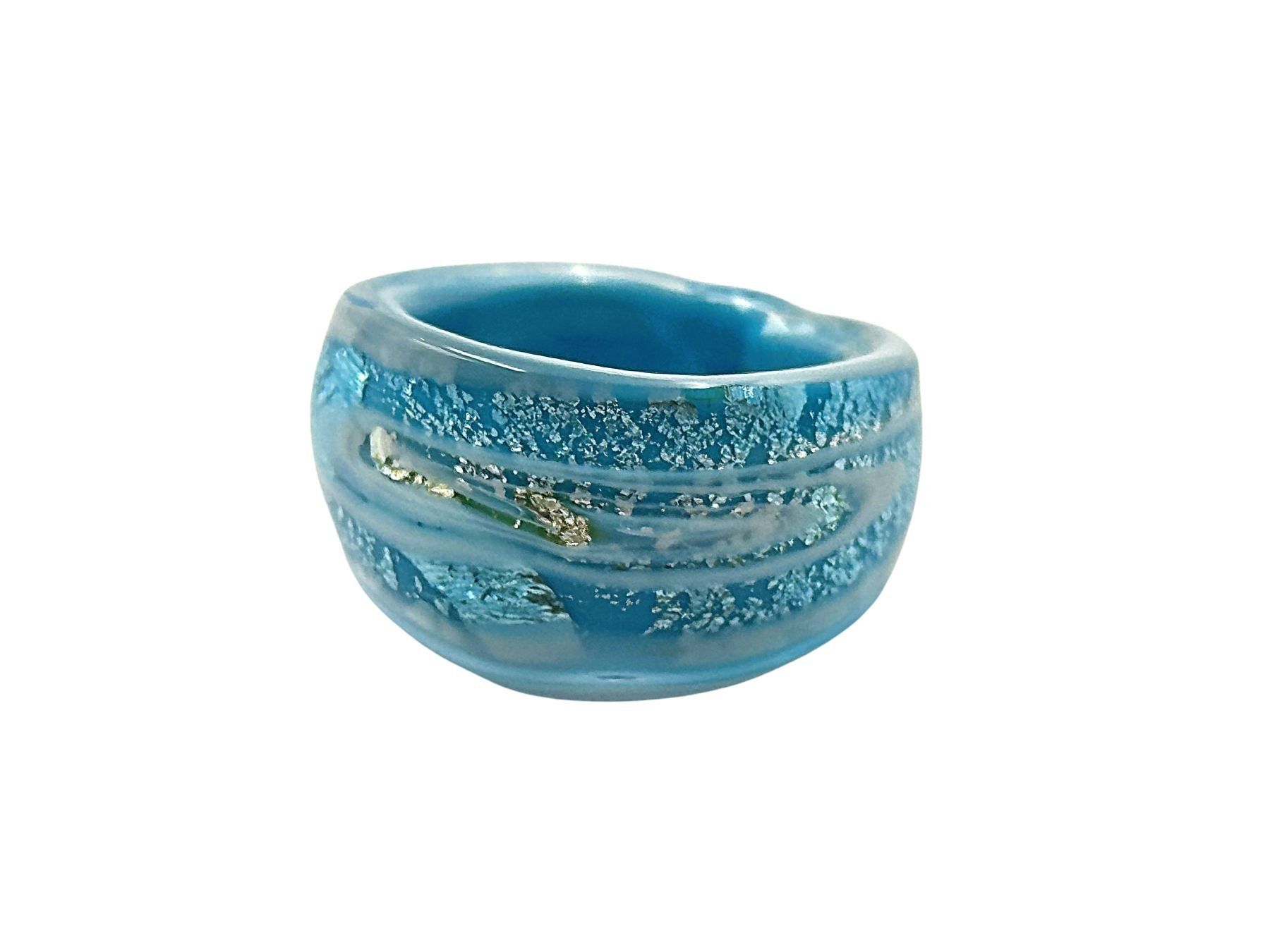 Murano Anelli: Ring Murano Glas G 56 Breite 14mm – Nuovo e nell'imballaggio originale da Oberkulm venduto da Murano-Schmuck 2