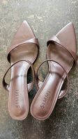 SIMMI London braune Slingback/Kitten Heels, Gr. 40