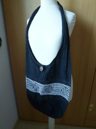 Thailand Boho Tasche   Umhängetasche  schwarz