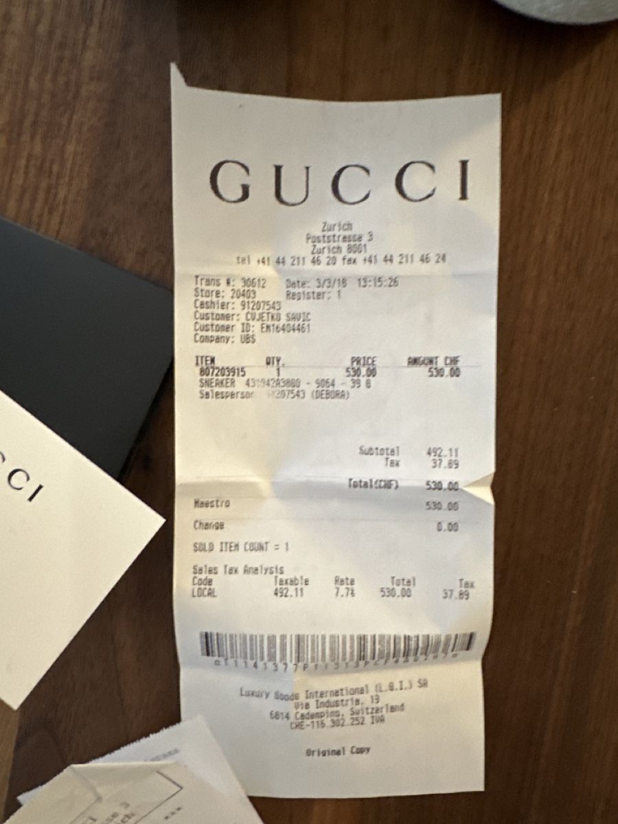Gucci Chaussures hommes: Gucci Sneaker – D'occasion à Baar par Esavi 3