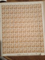 Briefmarken Theodor Heuss 60 braun, deutsche Bundespost