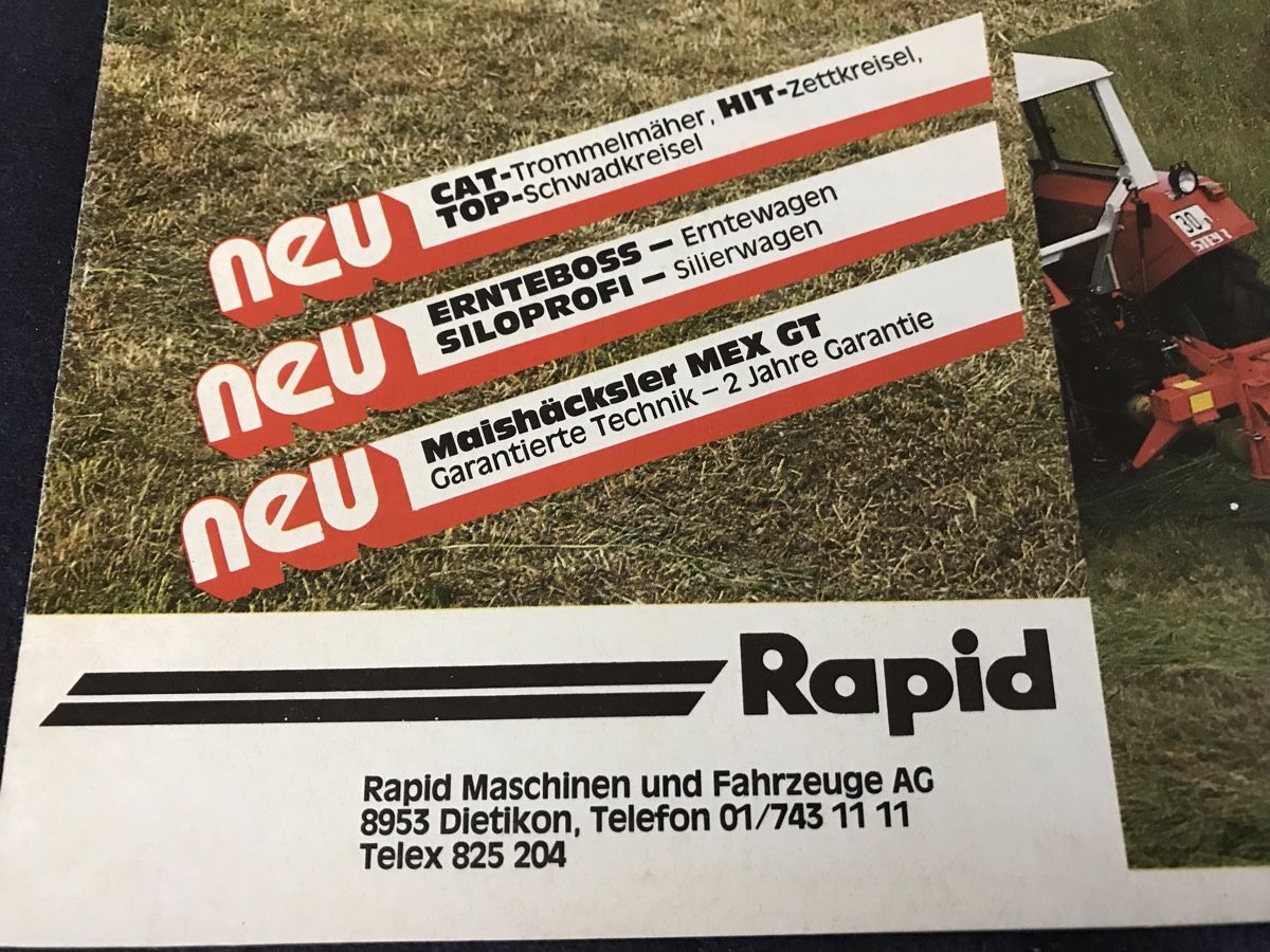 Pöttinger Trattori: Rapid Kleeblatt Pöttinger – Usato da Balterswil venduto da Jeko1967