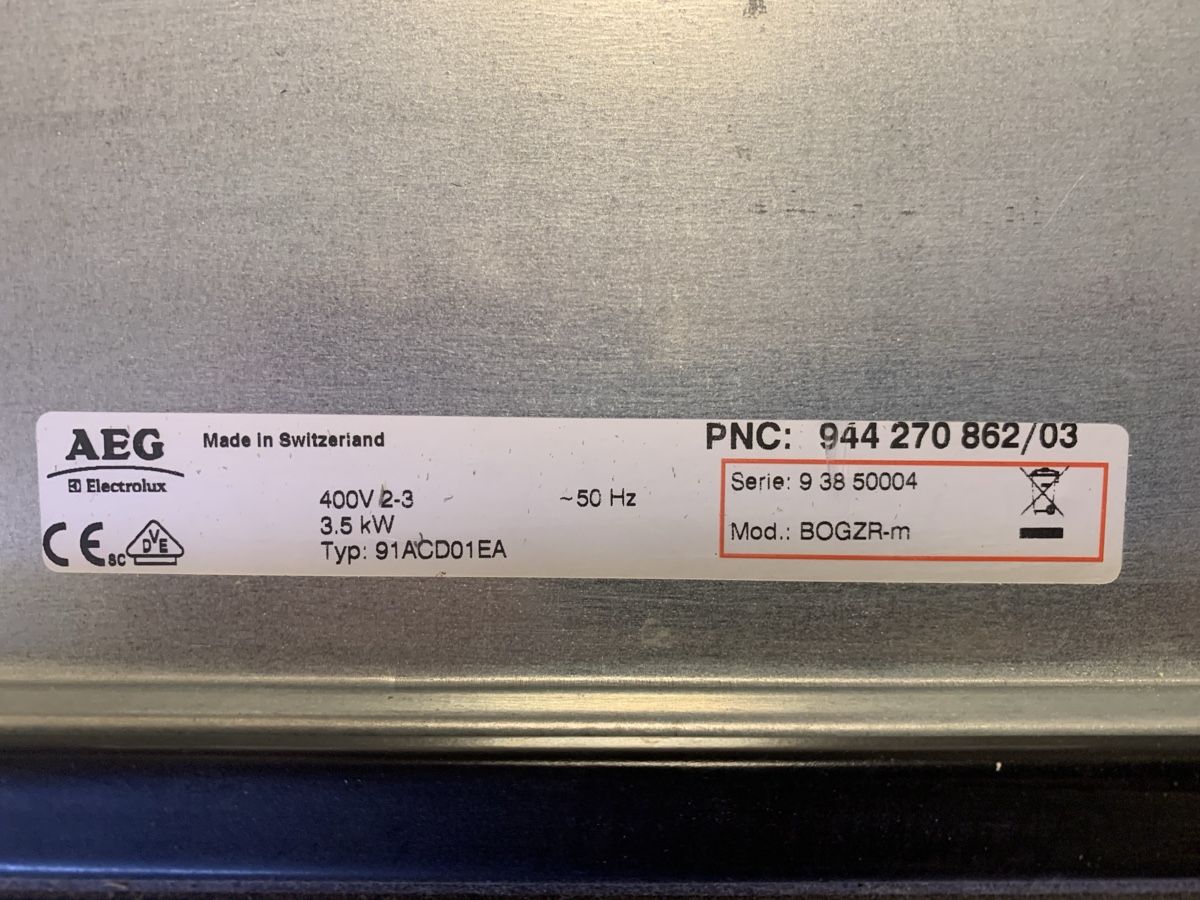 Electrolux Forni: Electrolux/AEG Backofen 7Jahre alt – Usato da Ehrendingen venduto da Tyrees 3