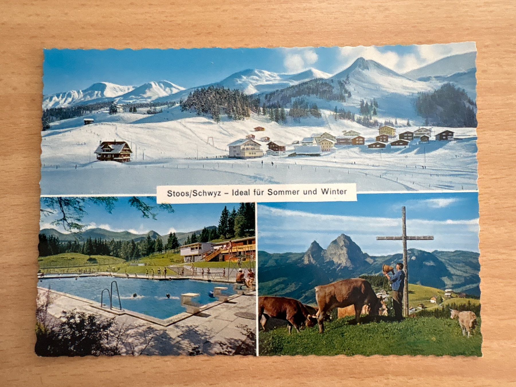 Cartoline postali: Alte Postkarte Stoos/Schwyz – Usato da Ibach venduto da lisch3