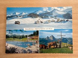 Alte Postkarte Stoos/Schwyz