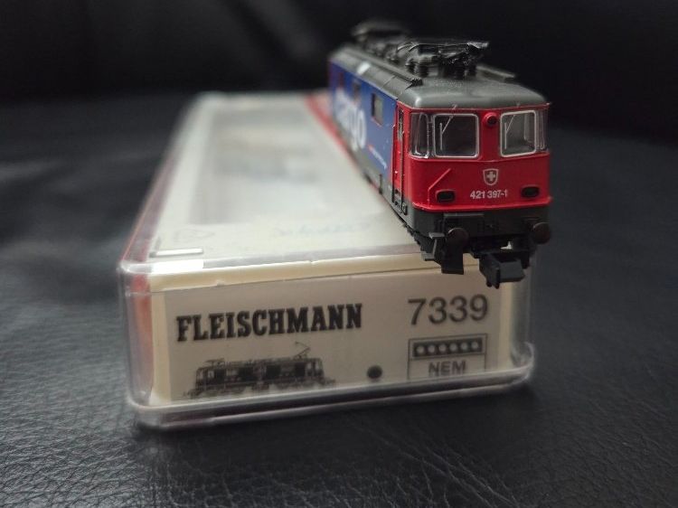 Fleischmann Modelleisenbahnen: Fleischmann N 7339 E-Lok BR 421 397-1 Cargo SBB – Gebraucht aus Arni AG von bruno1951 2