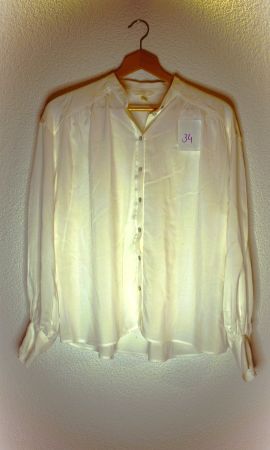 Elegante Bluse weiss, Grösse 34