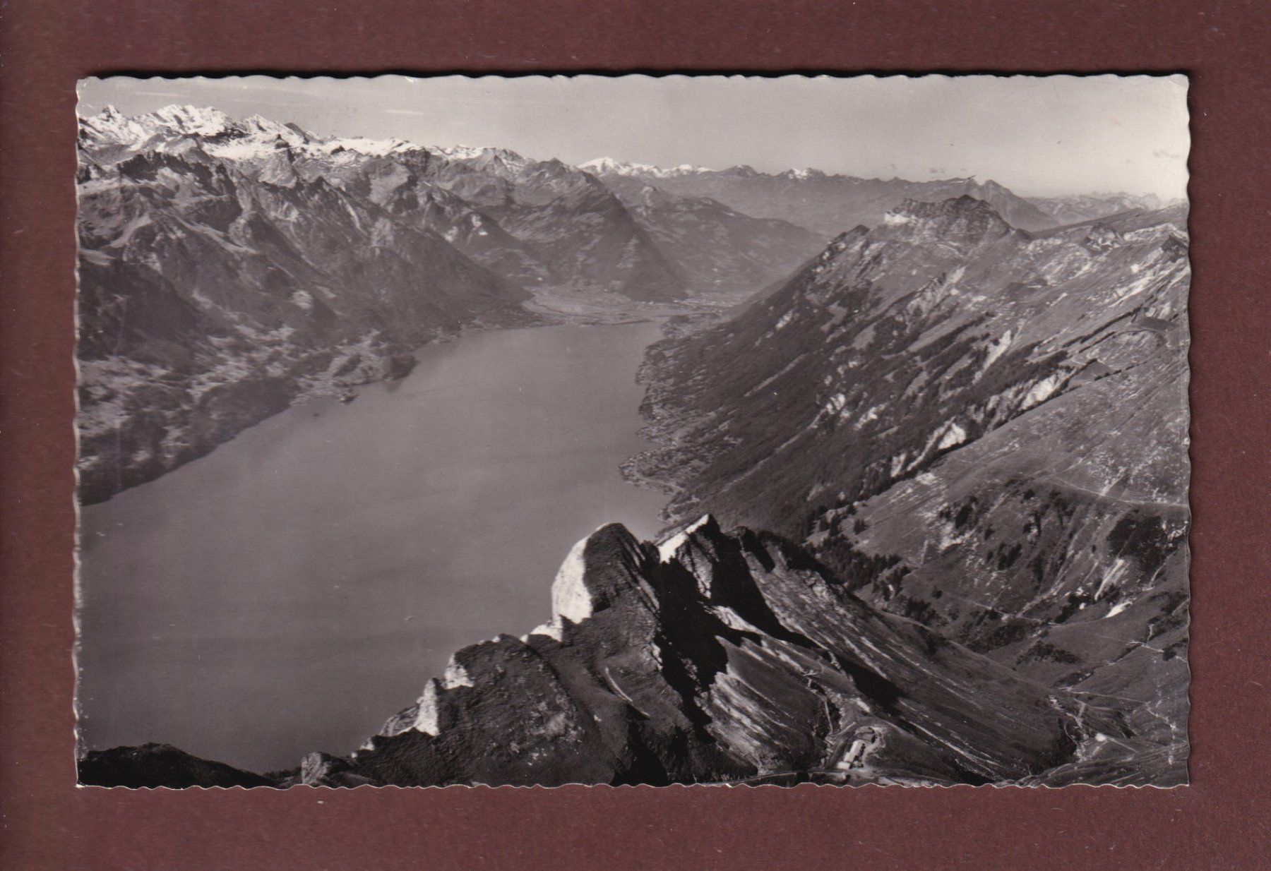 Cartoline postali: BRIENZER-ROTHORN - 1950 – Usato da Pully venduto da nicecards