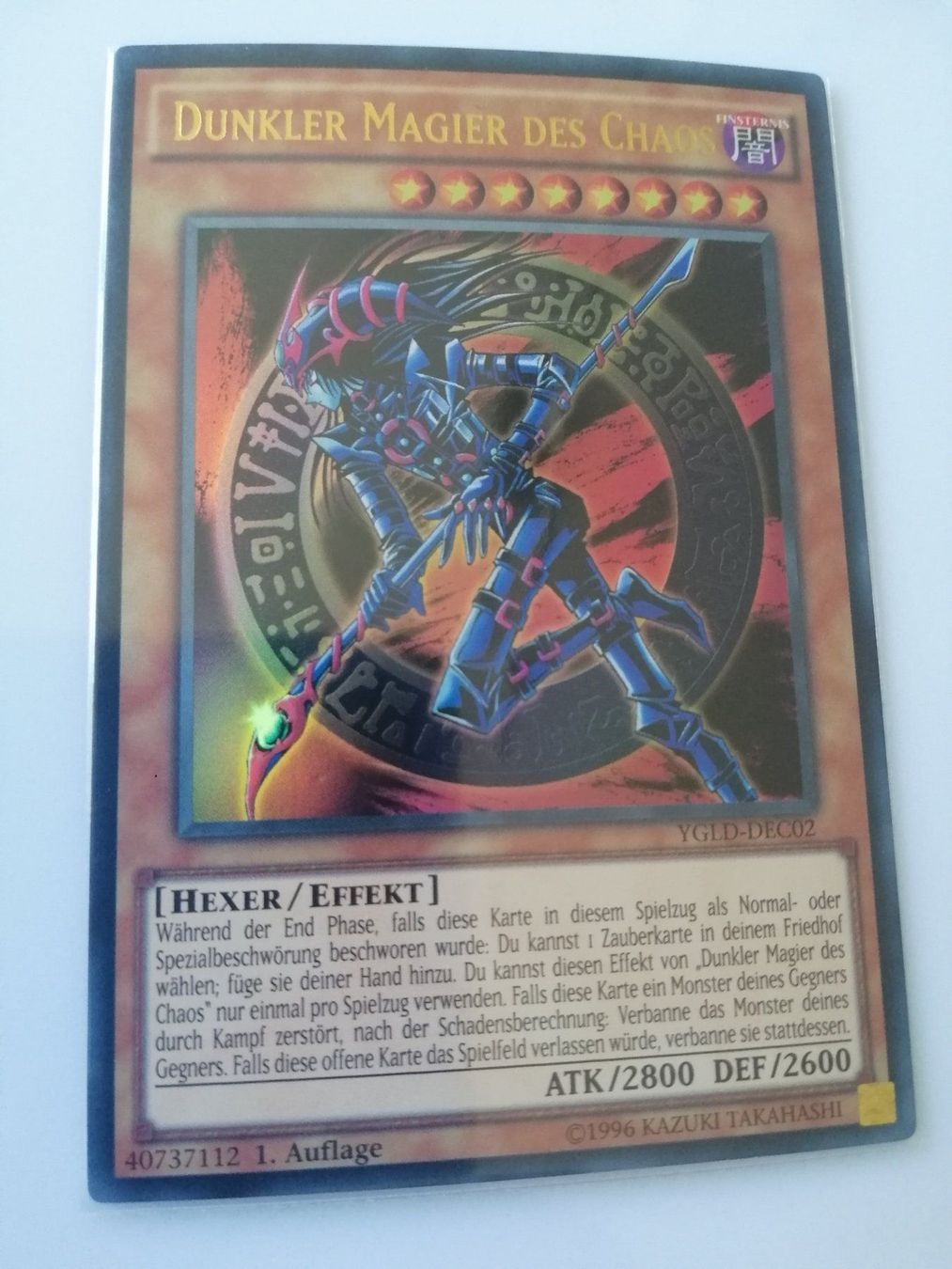 Yugioh Carte collezionabili: Dunkler Magier des Chaos 1.Edition Mint – Nuovo (secondo la descrizione) da Boswil venduto da ShoppingCenterCity 6
