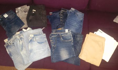 Jeans Set Damen verschiedene Modelle 13 Stück
