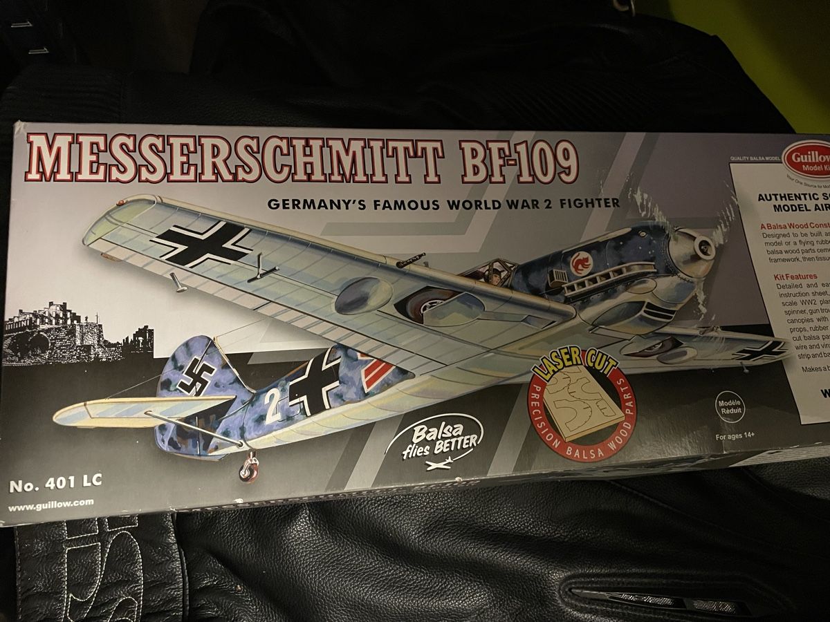 Kit di modellismo & Modellini statici: Messerschmitt BF109,Guillow Modellbausatz, NEU – Nuovo (secondo la descrizione) da Kriens venduto da horse_adi
