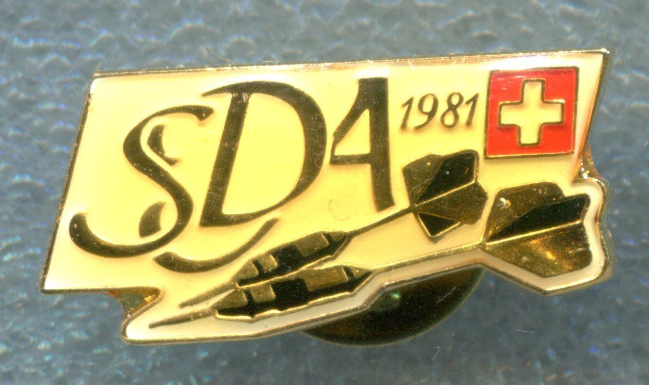 Plaquettes & Badges: Swiss Darts Association  1981 – D'occasion à Winterthur par Sammleroase