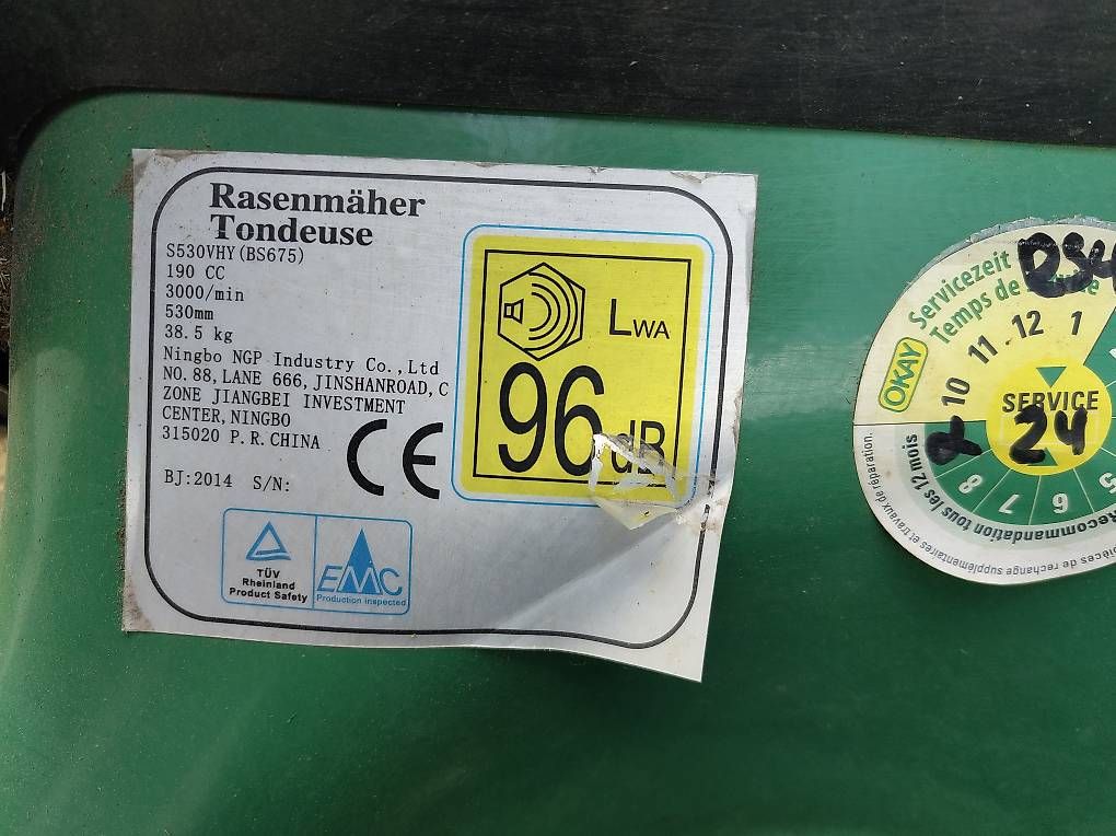 Tagliaerba: Tondeuse à gazon OKAY S530 – Usato da Prez-vers-Siviriez venduto da kp71 1