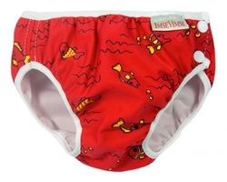 Imse Vimse Badewindel/Couche piscine 4-6kg Fisch rot
