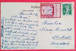 2544) 1913, Nr. III, Flugpostkarte IV OK3 mit Vorläufer LP