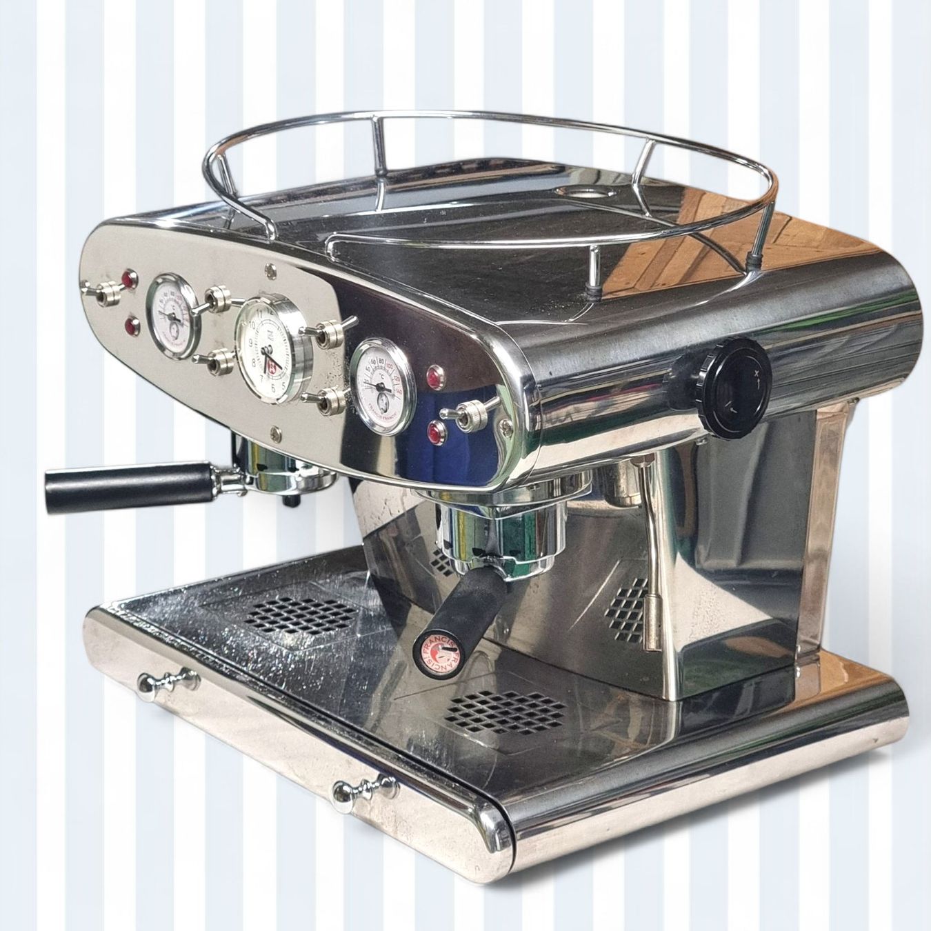 FrancisFrancis! Macchine per caffè & Macchine per espresso: E.S.E Pads Kaffeemaschine von Illy "X2Trio" Chrome – Usato da Zürich venduto da Pinogaudio 4