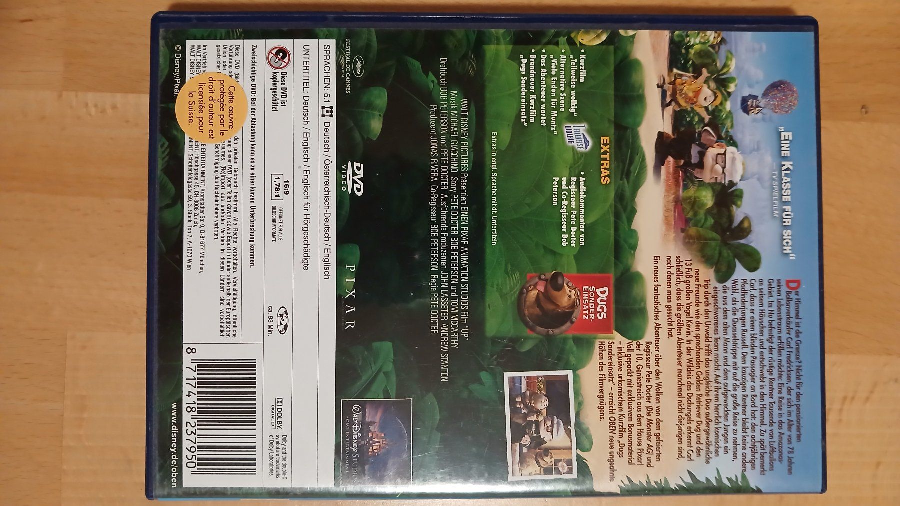 Tutti i DVDs: DVD Disney Pixar OBEN – Usato da hinwil venduto da tho_j6kz 2