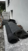 Gummimatte Rollen schwarz gebraucht