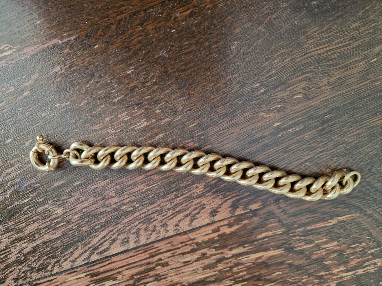 Bracciali & Braccialetti: Elegante Panzerkette goldfarben – Usato da Zumikon venduto da pat_m55d