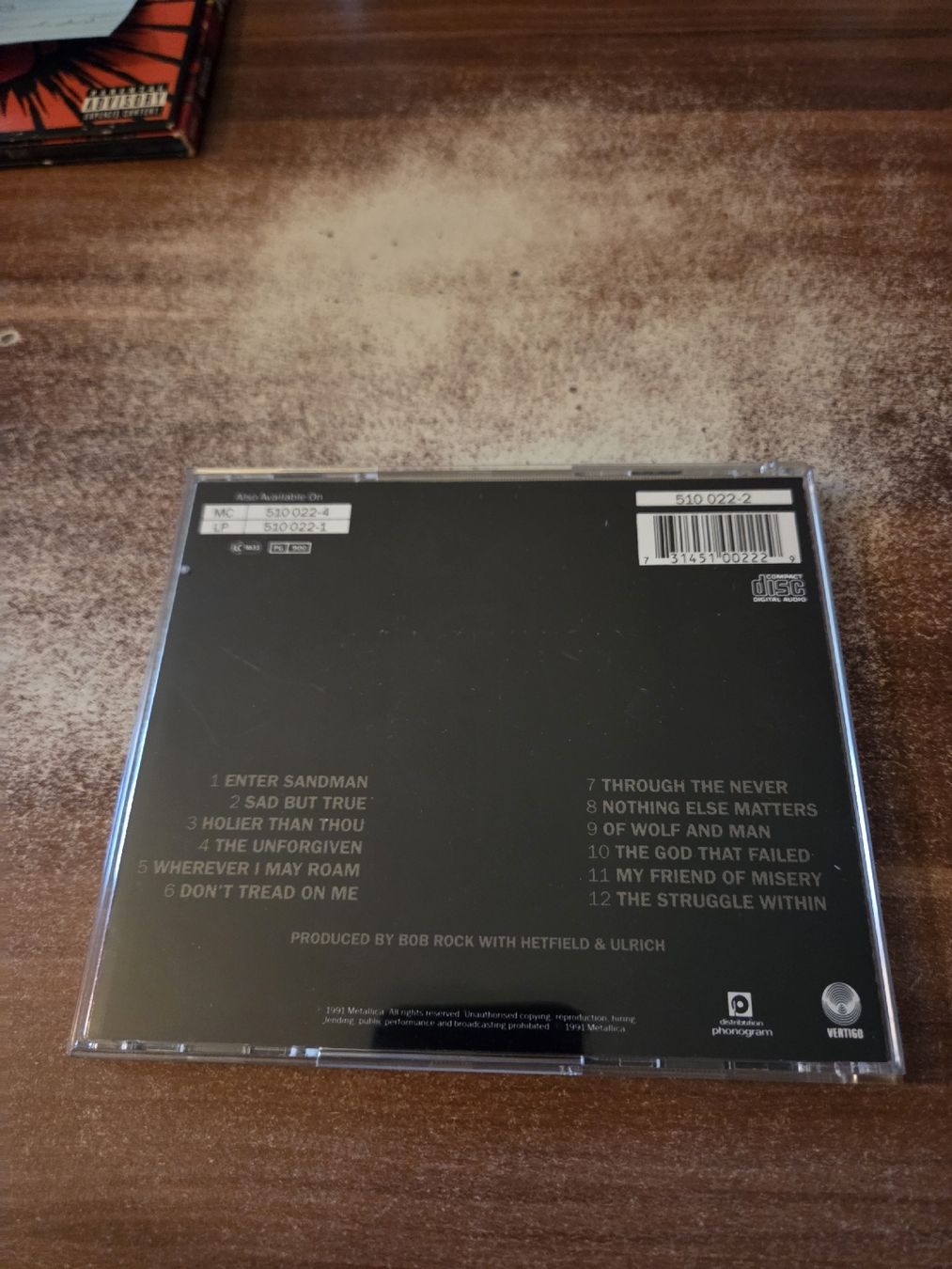 CDs: Metallica - Metallica – Gebraucht aus Wattenwil von Mage66 1
