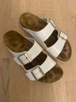 Birkenstock Arizona Zehentrenner Weiss Glanz Gr. 39 Sommer T