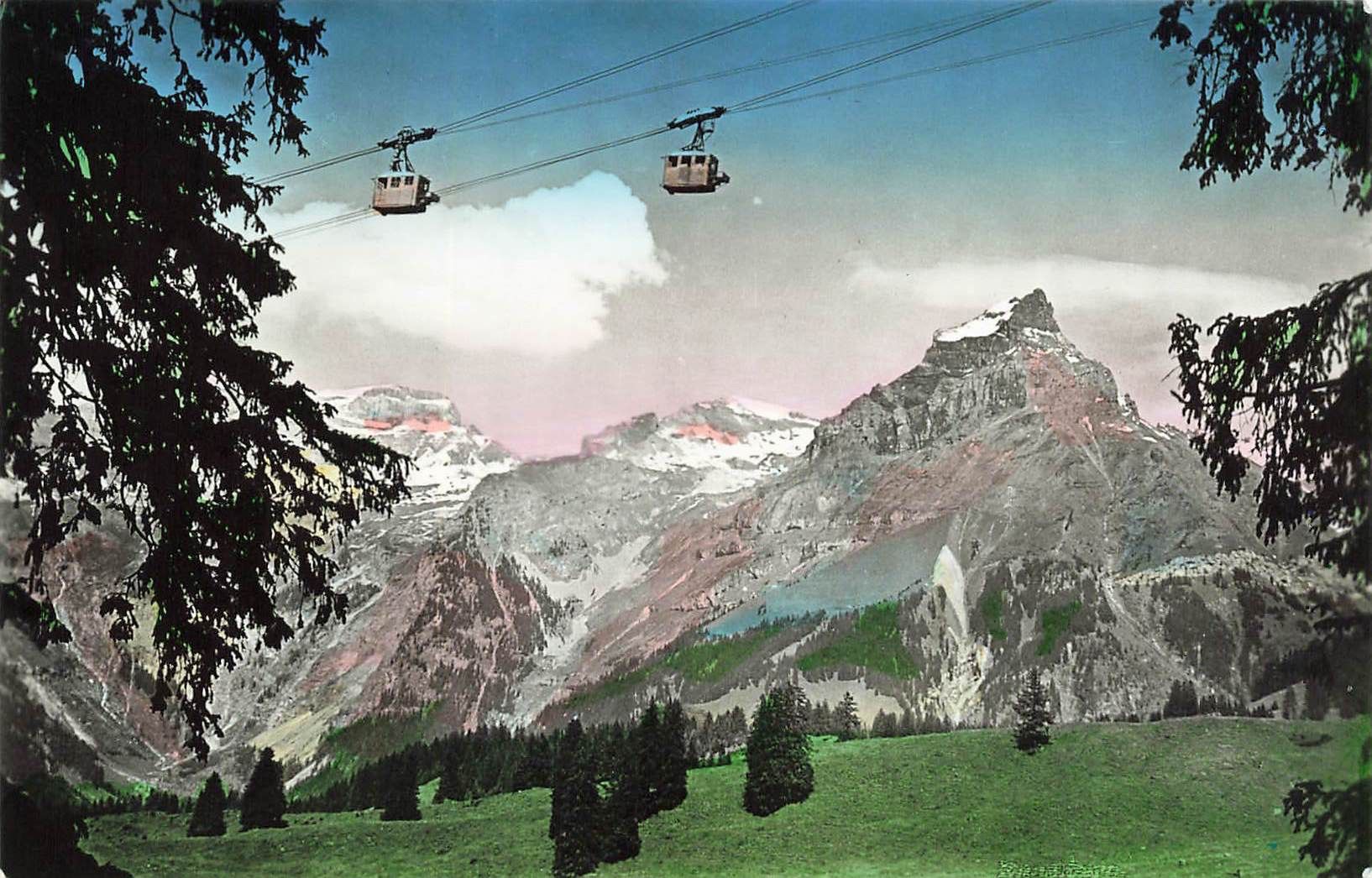 Cartoline postali: Engelberg Schwebebahn Gondelbahn – Usato da Biasca venduto da Blenio71