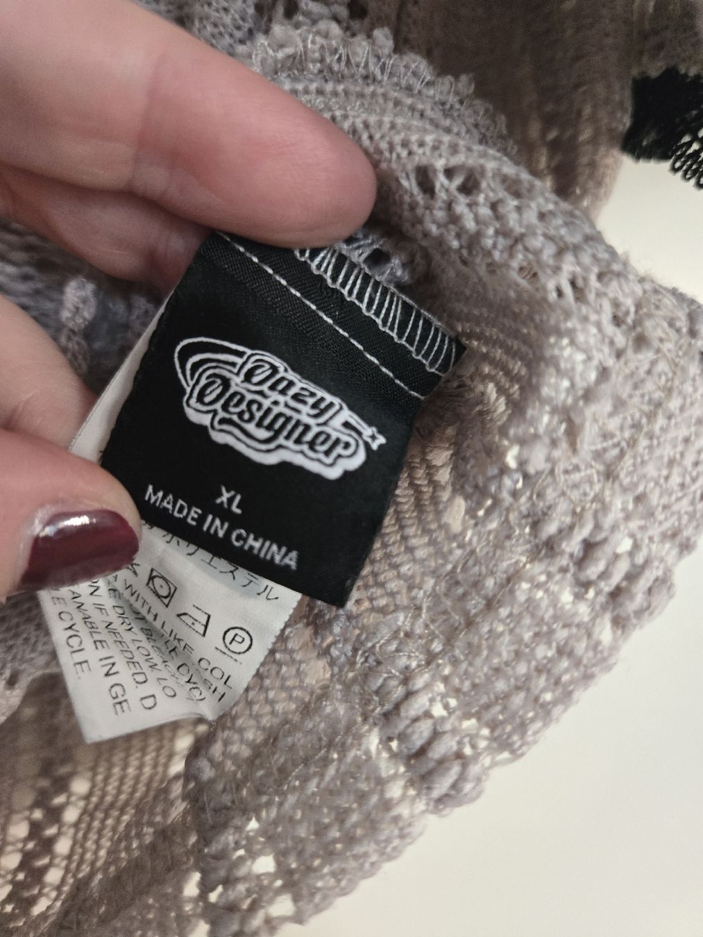 Camicette: süsse Strickbluse mit Kontrastabschlüssen, XL – Nuovo (secondo la descrizione) da Dübendorf venduto da Timulka 2