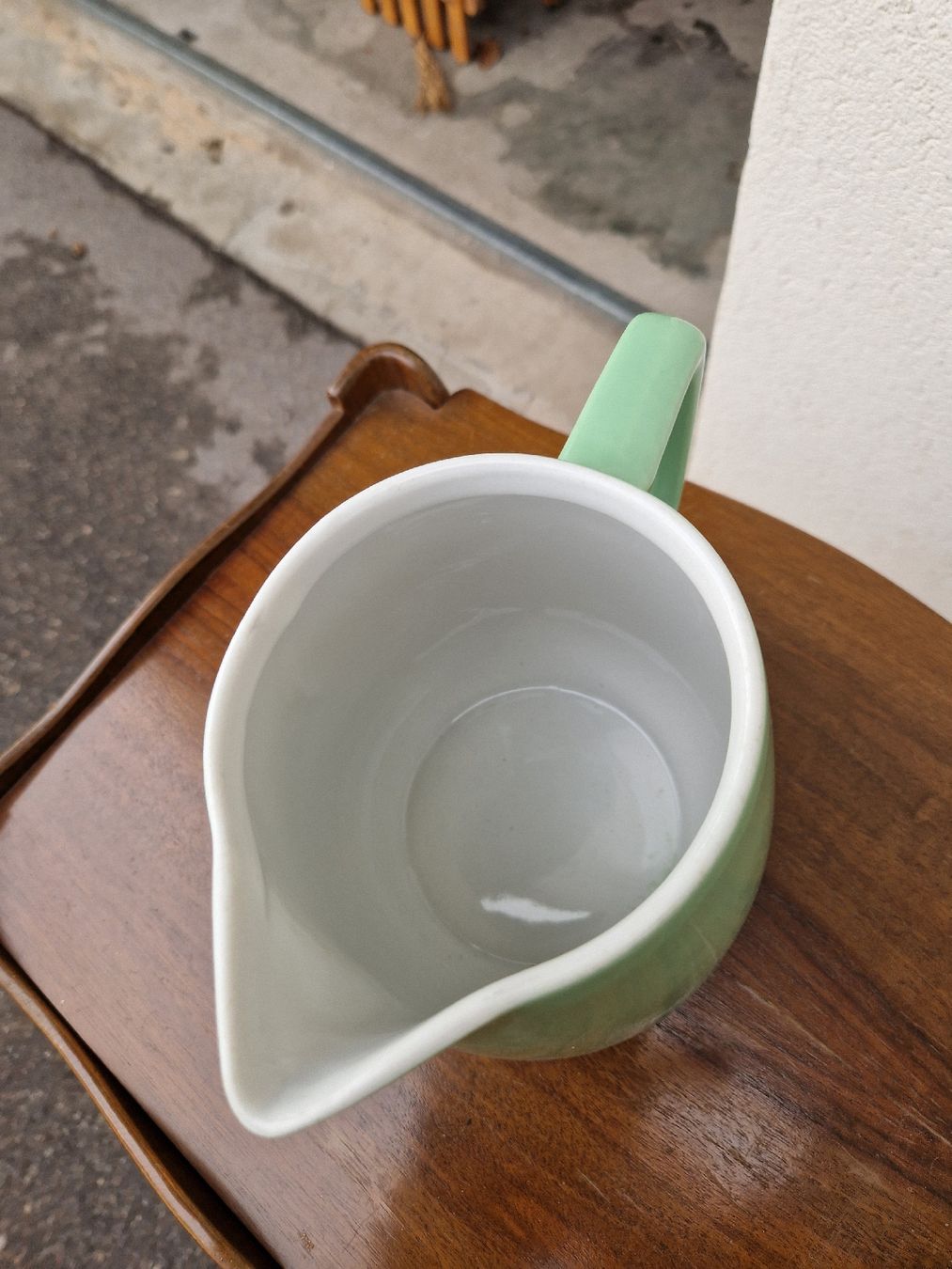 Rössler Teiere: Rössler-Krug, Mintgrün, Vintage, – Usato da Mörigen venduto da Clio111 2