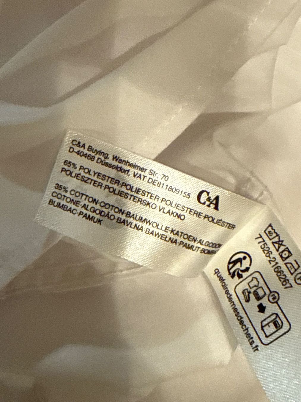 C&A Camicie, T-shirt & Polo: Weisses Kinder Langarm-Hemd von C&A Gr.164 – Usato da Schönenwerd venduto da d.chiara 6