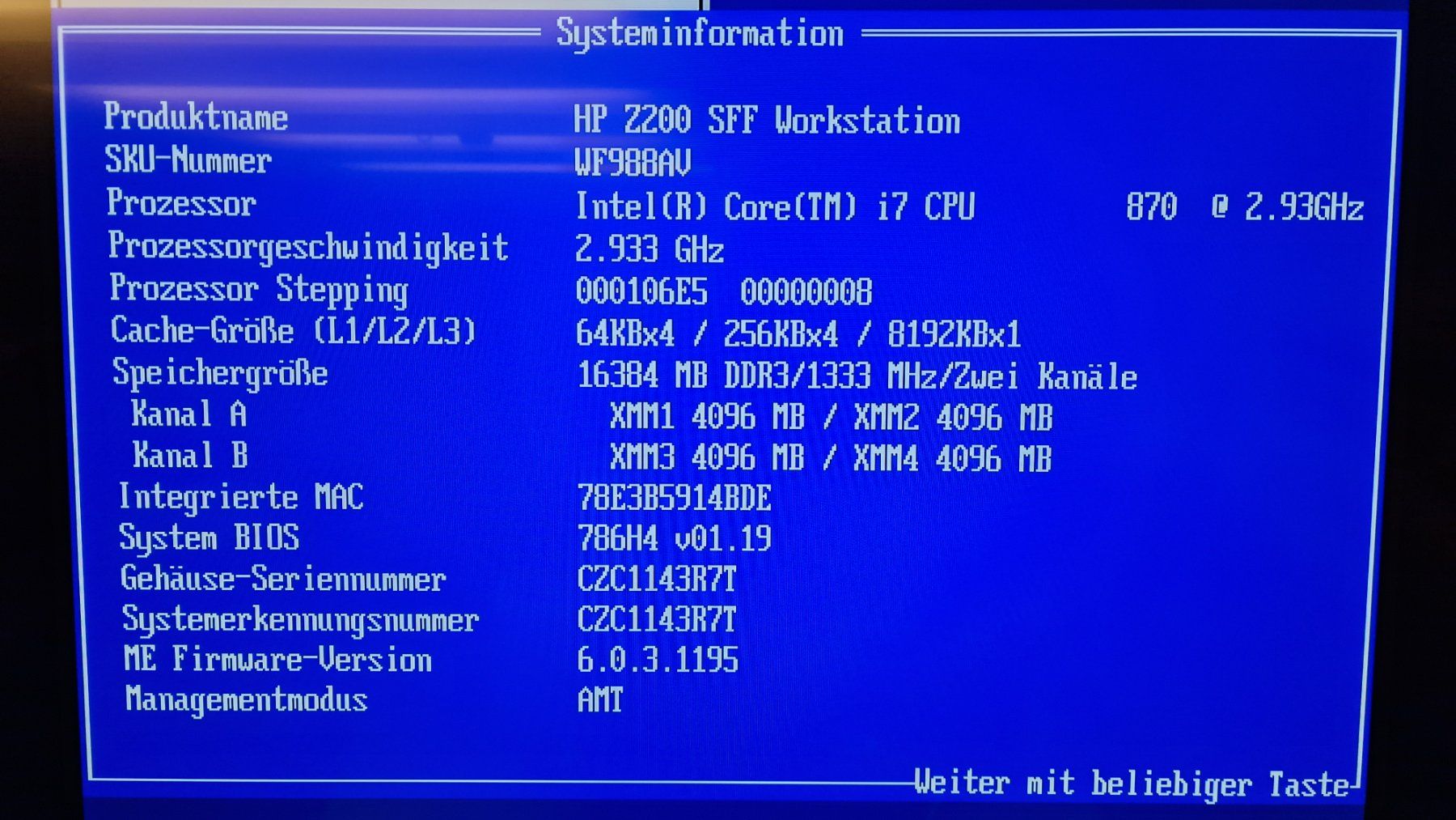 Hewlett Packard PCs: 2x HP Z200 SFF gut ausgerüstet – Gebraucht aus Bern von Skiper 8