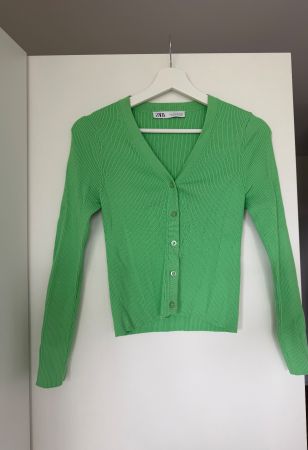 Zara Oberteil grün