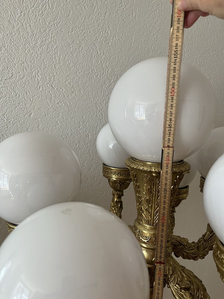 Lampade: 9 flammige Kandelaber-Stehlampe – Usato da Bern venduto da Snowtartine 4