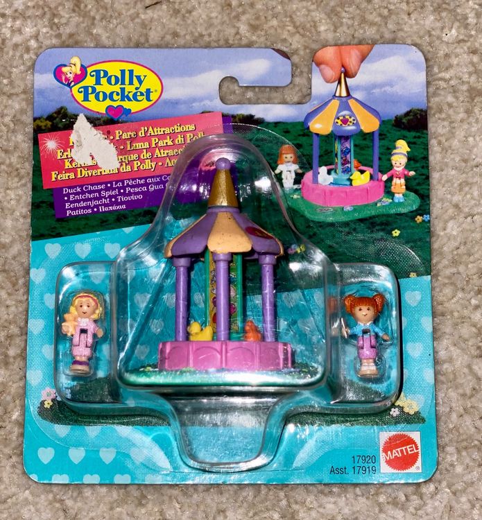 Vintage Polly Pocket Fun Fair Happy Flyers aka Rocket Ride