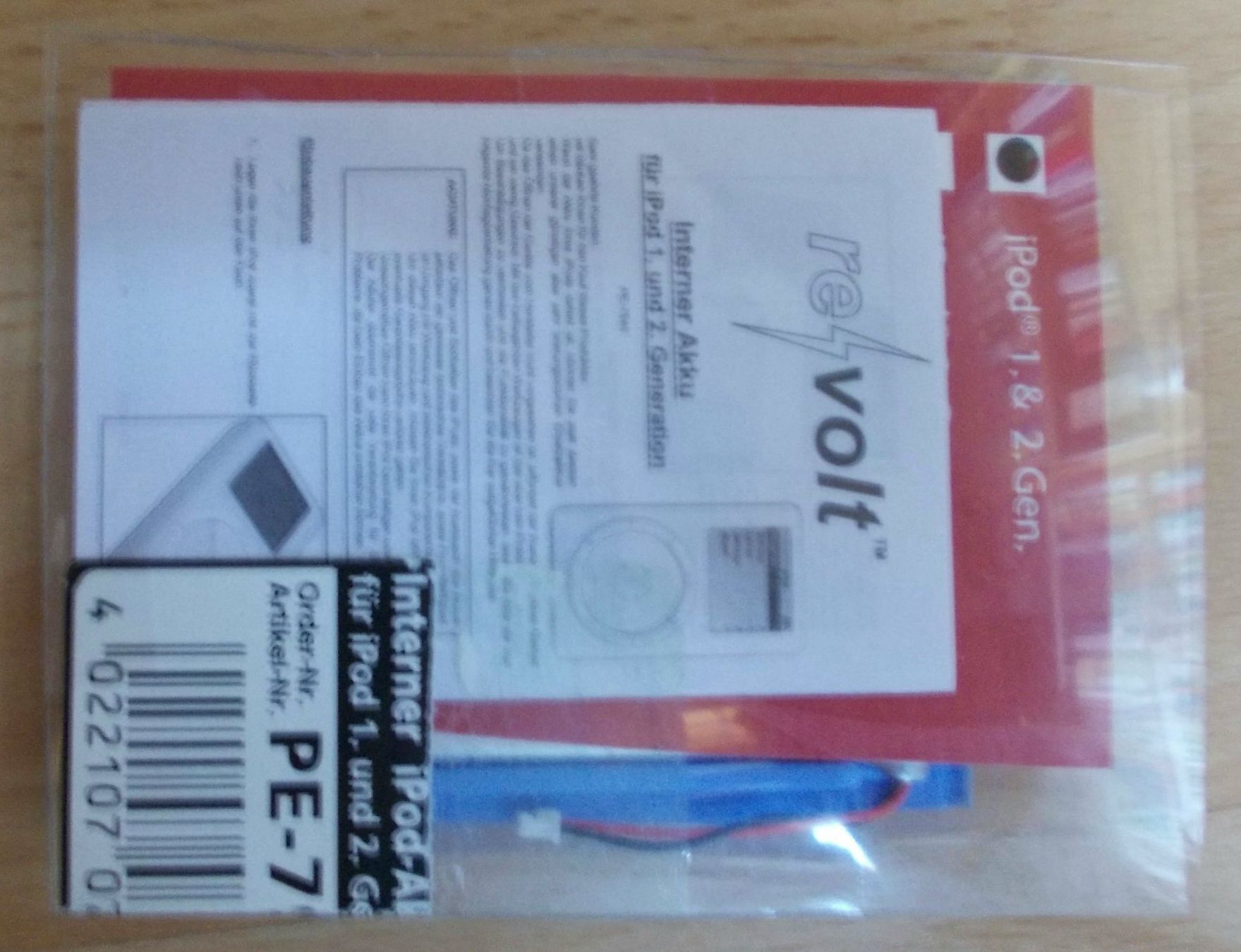 Apple Lettore multimediale portatile: Battery for iPod gen. 1 & 2 – Nuovo e nell'imballaggio originale da Bussigny venduto da Cglloq 1