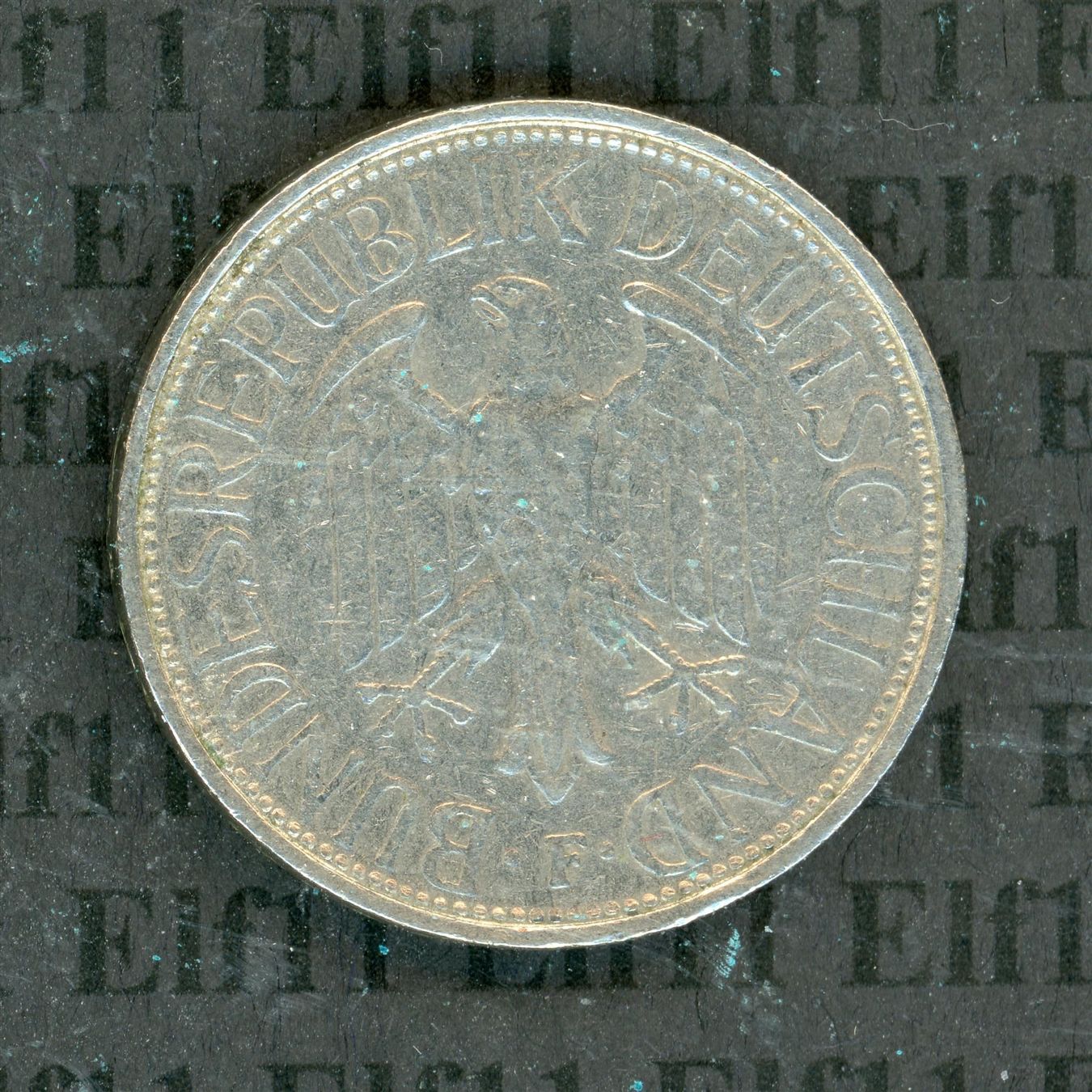 Tutti le monete: DEM___1.00 1971F -vz 1 Deutsche Mark – Usato da Widnau venduto da Elf11 1
