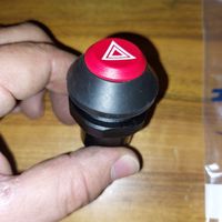 Pneuton Warnblinkschalter, neu, ungebraucht, 12V Universal