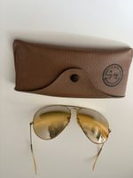 Ray-Ban Aviator Sonnenbrille, Vintage, Gold, Top Zustand!