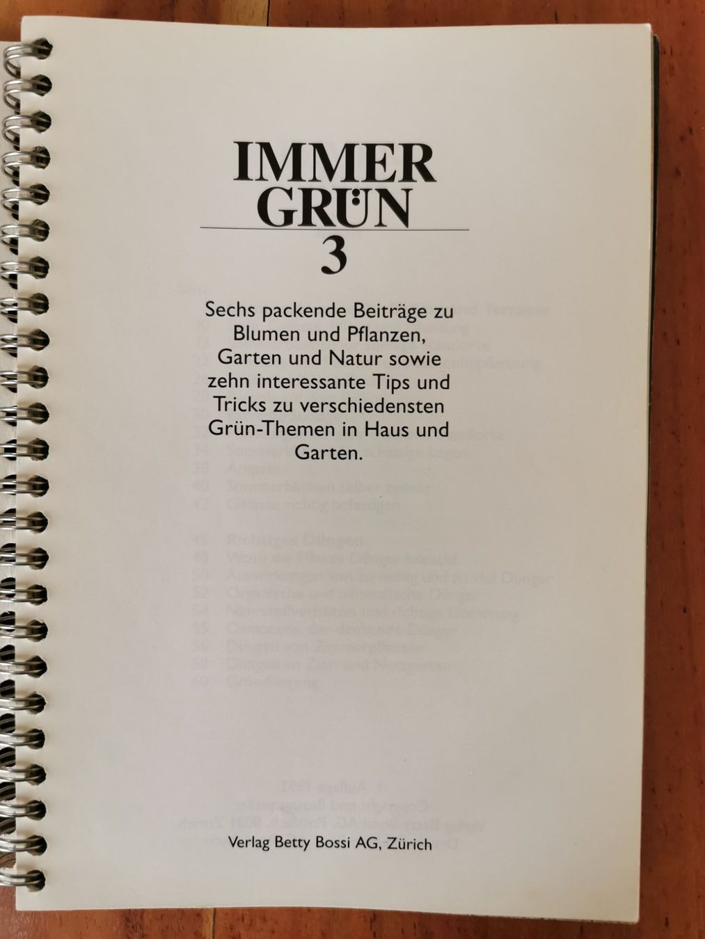 Libri: Betty Bossi; Immer Grün 3 – Usato da Boniswil venduto da Totomat-Lady2 1