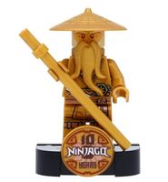 LEGO Ninjago Minifigur Sensei Wu mit Sockel (10 Jahre)