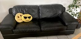 3-er Sofa schwarz für nur Fr.19.-