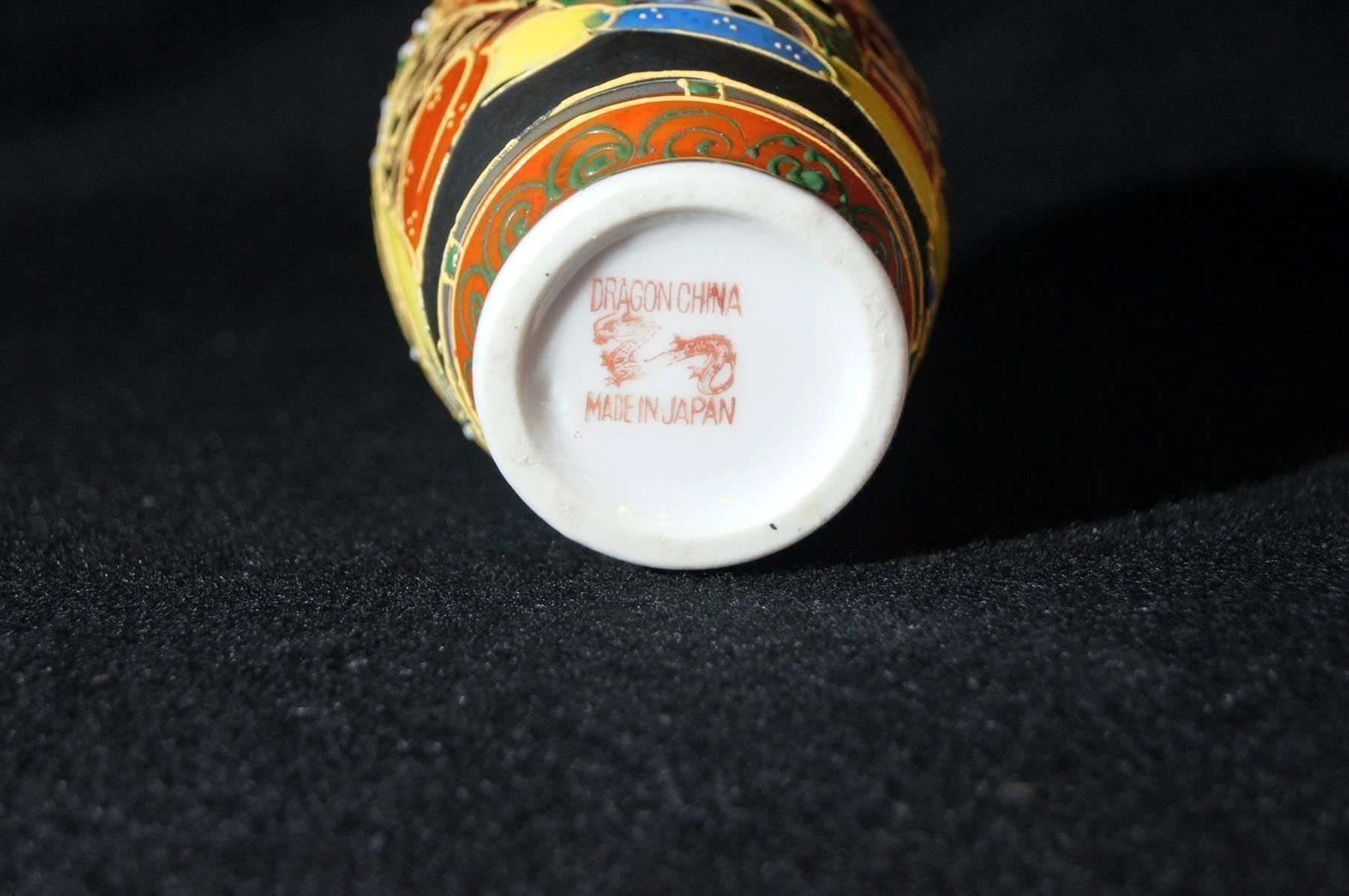 Vasen & Gefässe: Satsuma-Vase mit 7 noblen Personen – Neu und originalverpackt aus Geroldswil von ARTEFACTO 5